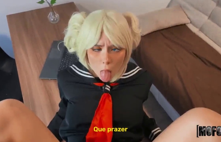 Anal legendado cosplayer safada se entregou por convite
