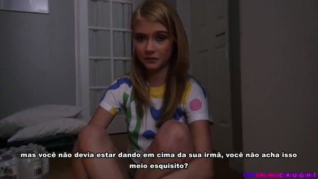 Irmã safada provoca irmão na tempestade – Incesto Legendado
