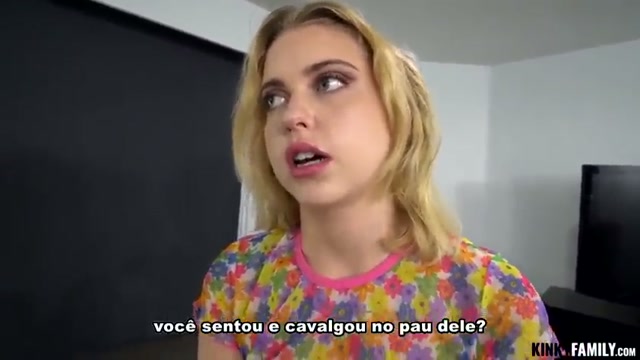 Irmão chantageia irmã gostosa por sexo – Incesto Legendado