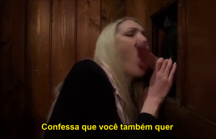 Noiva infiel revela traições ao padre no confessionário — Pornô com legenda